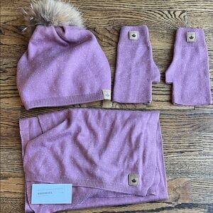 Women's  Hat, Scarf and Glove Set